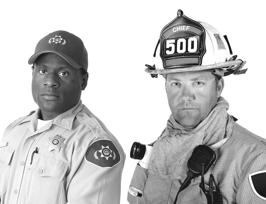 The Firefighter and the Cop by R.J. Scott