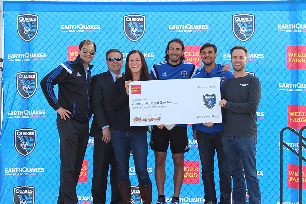 San Jose Earthquakes and Wells Fargo Support Happy House Community United